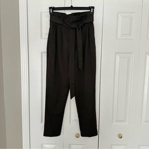 H&M Green Paper Bag Pants